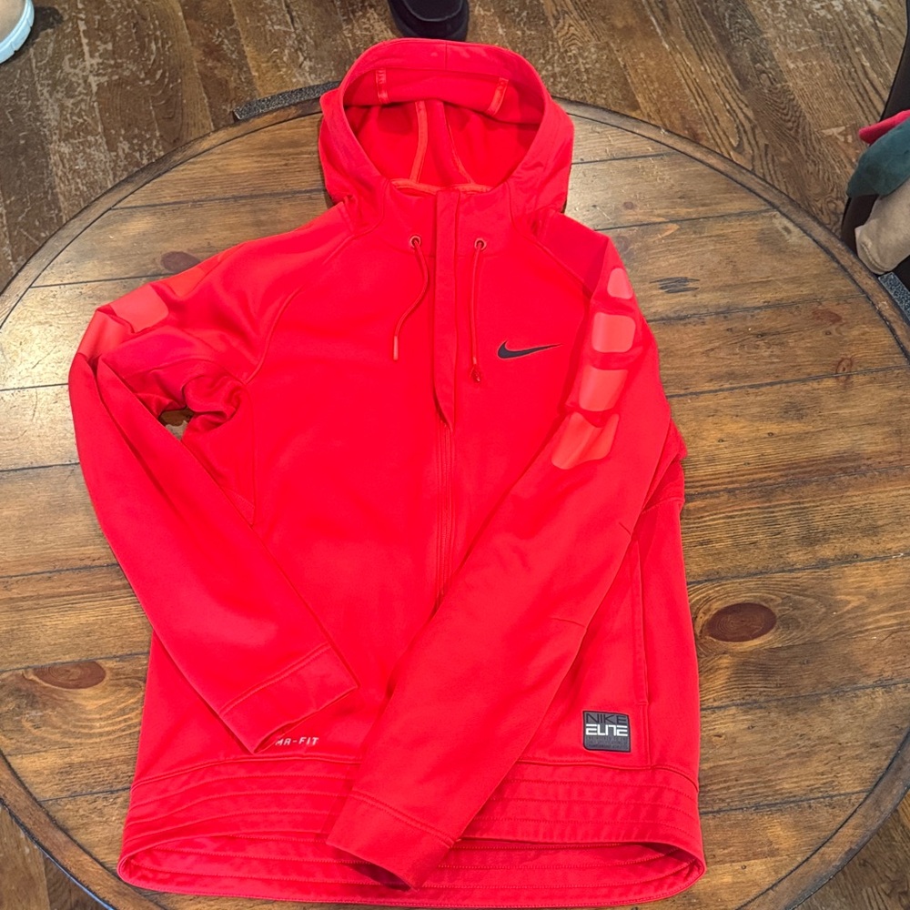 Nike Bright Red Full-Zip Hoodie